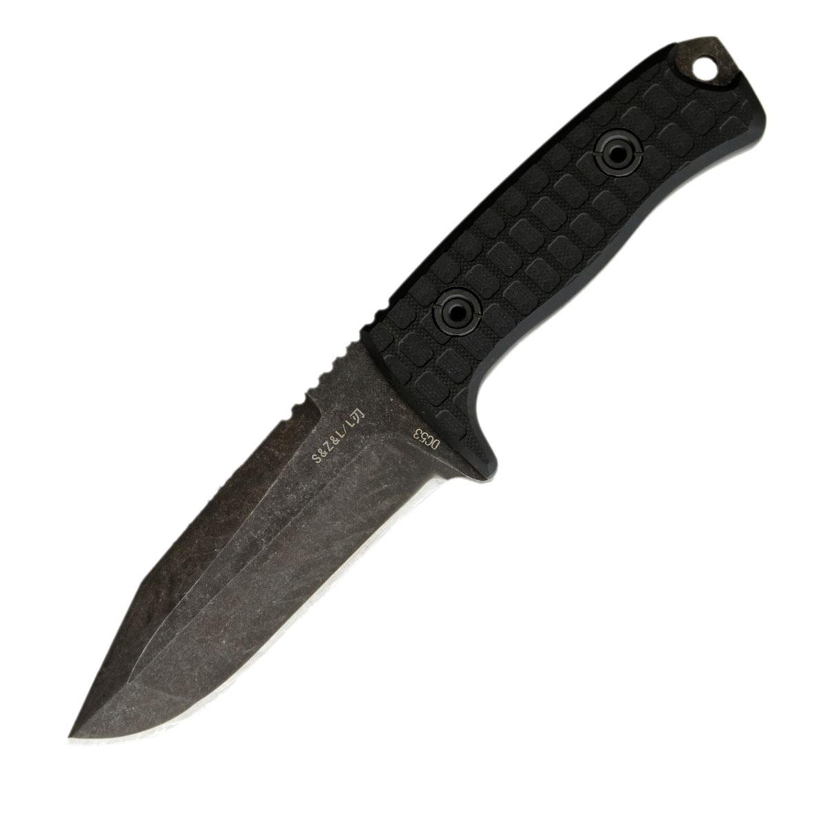 Welde nóż DC53FIX01 Black 63 HRC