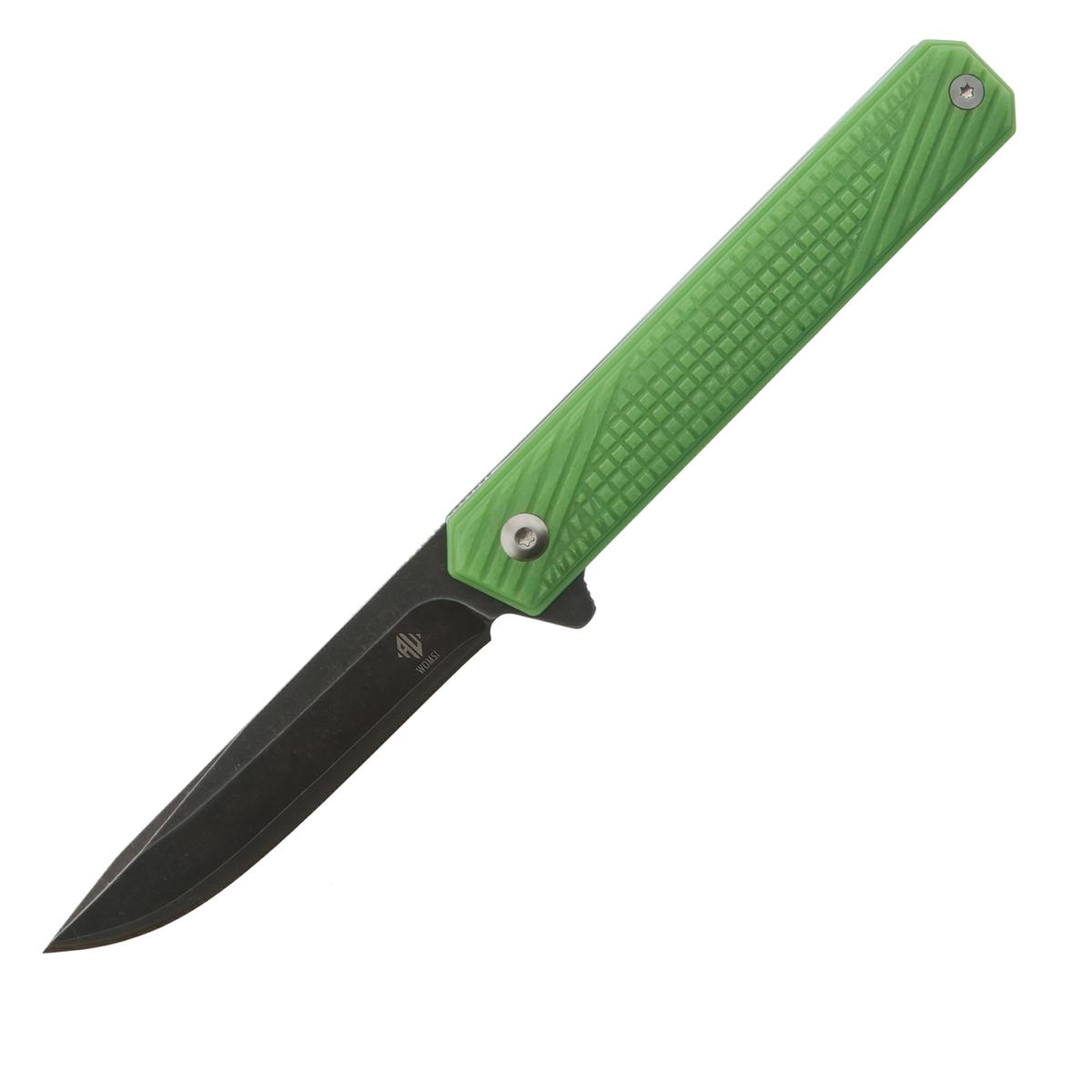 Womsi Wolf nóż składany green G10 S90V