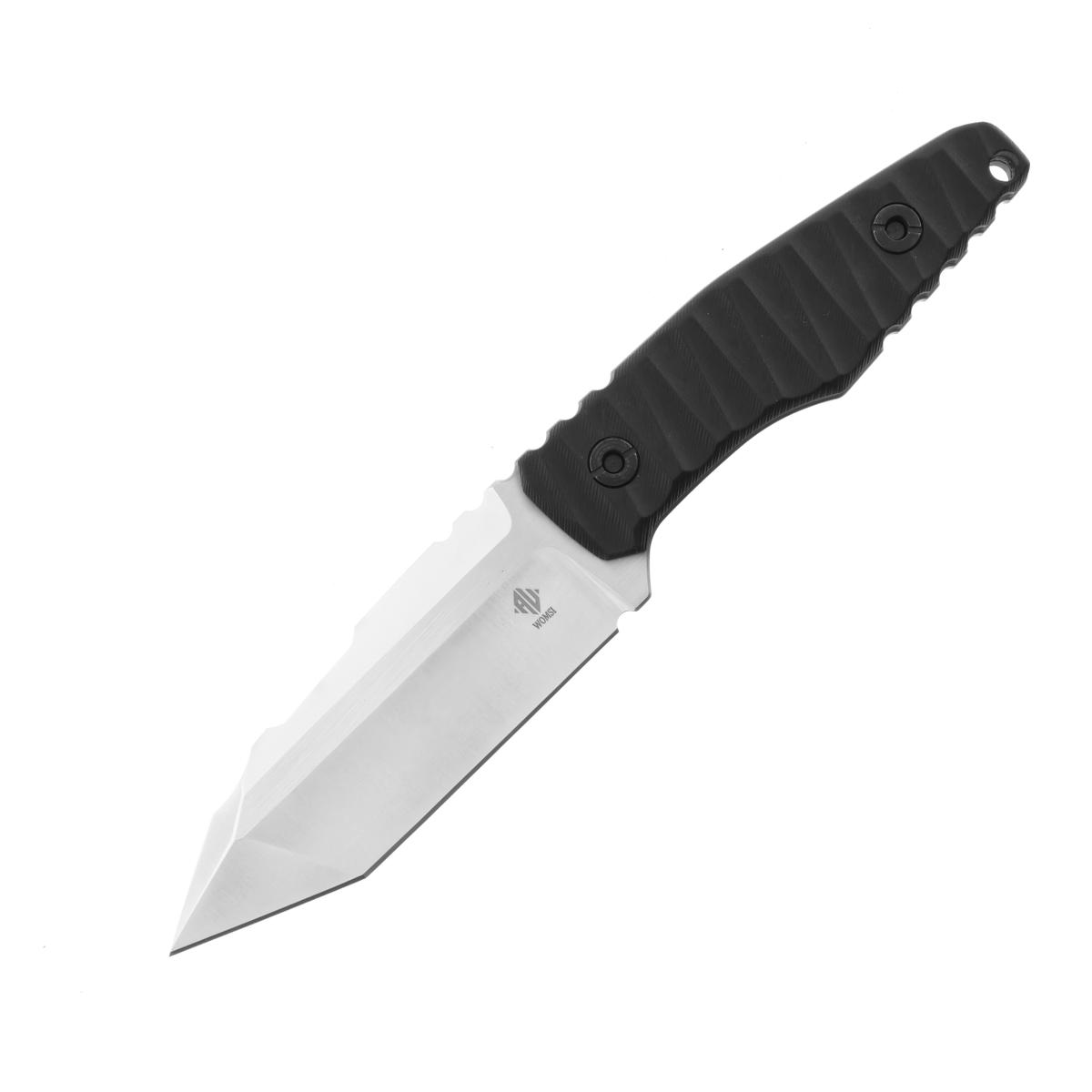 Womsi Rock nóż taktyczny czarne G10 14C28N