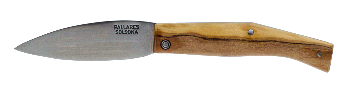 Pallares Solsona - Busa Pocket Knife with Olive Wood Handle